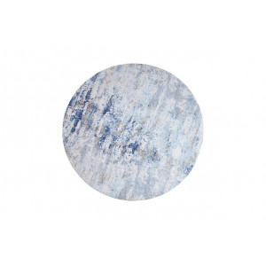 BLEND modern kerek szőnyeg 150 cm – kék