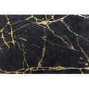 VEIN modern szőnyeg 160 × 240 cm – fekete / arany