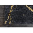 VEIN modern szőnyeg 160 × 240 cm – fekete / arany