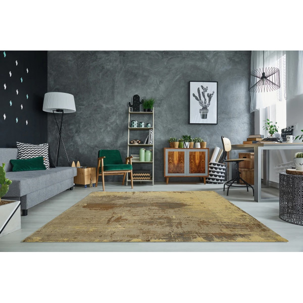 DUNE modern szőnyeg 160 × 240 cm – homok / barna