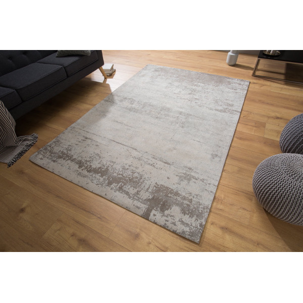 DRIFT modern szőnyeg 160 × 240 cm – bézs / szürke