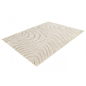 RIPPLE modern szőnyeg 170 × 240 cm – krém / bézs