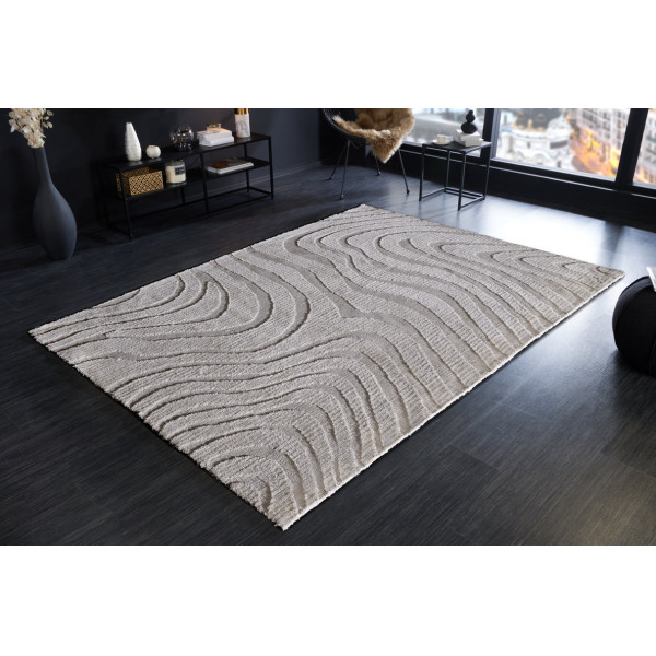 RIPPLE modern szőnyeg 170 × 240 cm – szürke