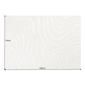 RIPPLE modern szőnyeg 170 × 240 cm – szürke