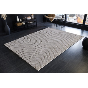 RIPPLE modern szőnyeg 170 × 240 cm – szürke
