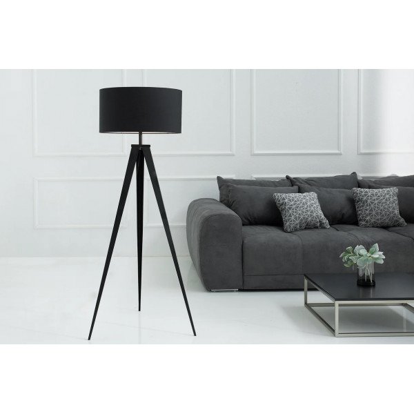 STUDIO modern tripod állólámpa 142 cm – fekete
