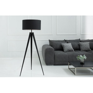 STUDIO modern tripod állólámpa 142 cm – fekete