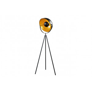 LUMEN modern állólámpa 146 cm – fekete / arany