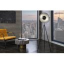 LUMEN modern állólámpa 146 cm – fekete / ezüst