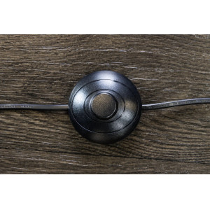 LUMEN modern állólámpa 146 cm – fekete / ezüst