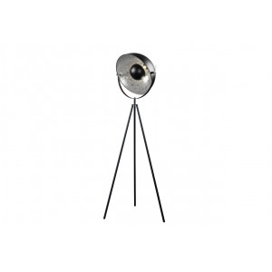 LUMEN modern állólámpa 146 cm – fekete / ezüst