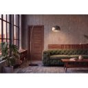 ARCUS modern íves állólámpa 210 cm – szatén króm