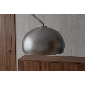 ARCUS modern íves állólámpa 210 cm – szatén króm
