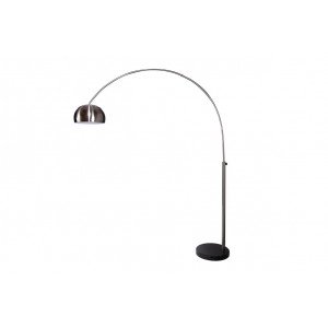 ARCUS modern íves állólámpa 210 cm – szatén króm INVICTA