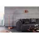 COPPERLINE modern íves állólámpa 210 cm – réz