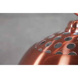 COPPERLINE modern íves állólámpa 210 cm – réz