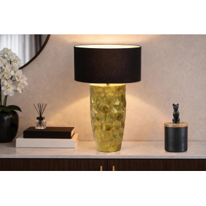 GLEAM modern asztali lámpa 53 cm – arany / fekete