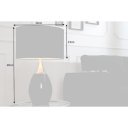NOIR modern asztali lámpa 60 cm – fekete