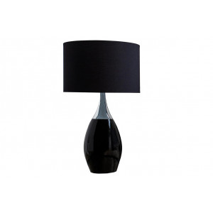 NOIR modern asztali lámpa 60 cm – fekete