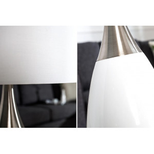 NOIR modern asztali lámpa 60 cm – fehér