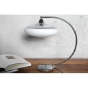 LUNAR modern asztali lámpa 45 cm – ezüst / króm