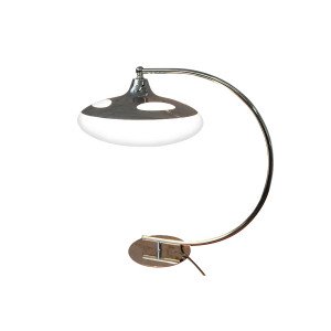 LUNAR modern asztali lámpa 45 cm – ezüst / króm INVICTA