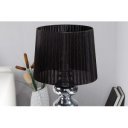 MIRA modern asztali lámpa 60 cm – fekete / króm
