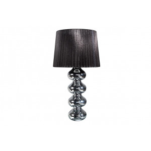 MIRA modern asztali lámpa 60 cm – fekete / króm