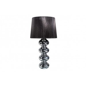 MIRA modern asztali lámpa 60 cm – fekete / króm INVICTA