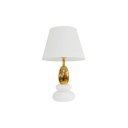 BALANCE modern asztali lámpa 45 cm – fehér / arany