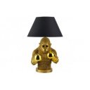 KONG modern majom figurás asztali lámpa 55 cm – arany / fekete