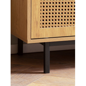 CANEWOOD modern TV-szekrény 120 cm – tölgy