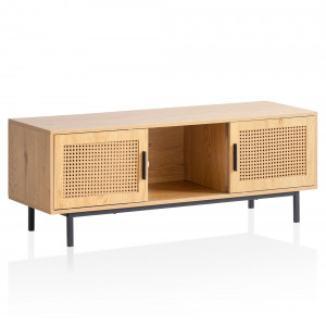 CANEWOOD modern TV-szekrény 120 cm – tölgy