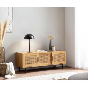 CANEWOOD modern TV-szekrény 120 cm – tölgy