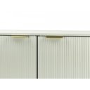LUMERO modern TV-szekrény - 150cm - fehér/arany