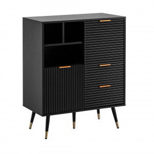 MIRENO modern komód 77 cm – fekete