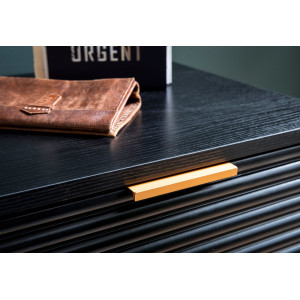 MIRENO modern komód 77 cm – fekete