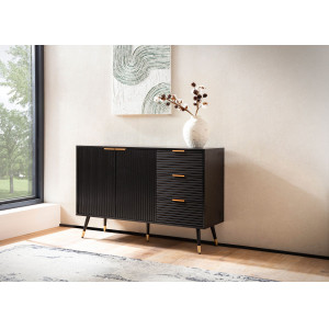 MIRENO modern komód 120 cm – fekete