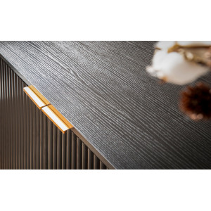 MIRENO modern komód 120 cm – fekete