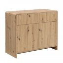 NATURA modern komód 88 cm – tölgy