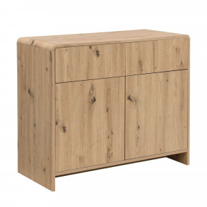 NATURA modern komód 88 cm – tölgy