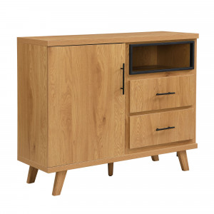 TENDO modern komód 116 cm – tölgy