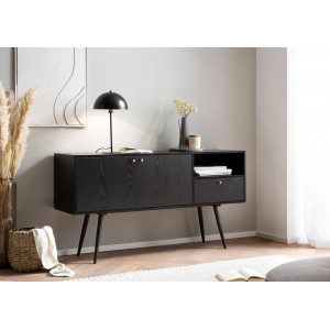 EBONY modern komód 140 cm – fekete