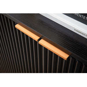 MIRENO - II modern komód 150 cm – fekete