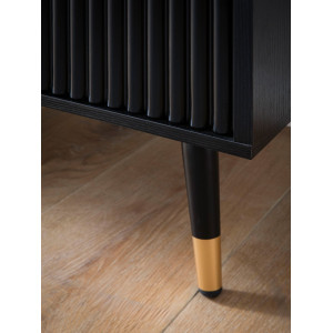 MIRENO - II modern komód 150 cm – fekete