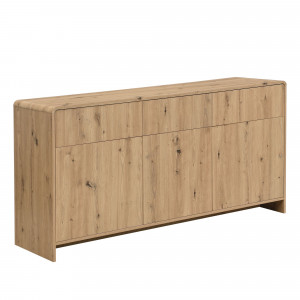 NATURA modern komód 155 cm – tölgy
