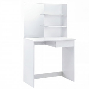 VANITY modern fésülködőasztal tükörrel 75 cm – fehér