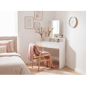 VANITY -II modern fésülködőasztal tükörrel 75 cm – fehér