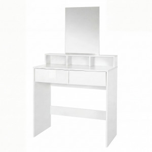VANITY -II modern fésülködőasztal tükörrel 75 cm – fehér