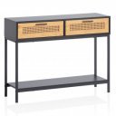 VIENNA modern konzolasztal - 100 cm – fekete